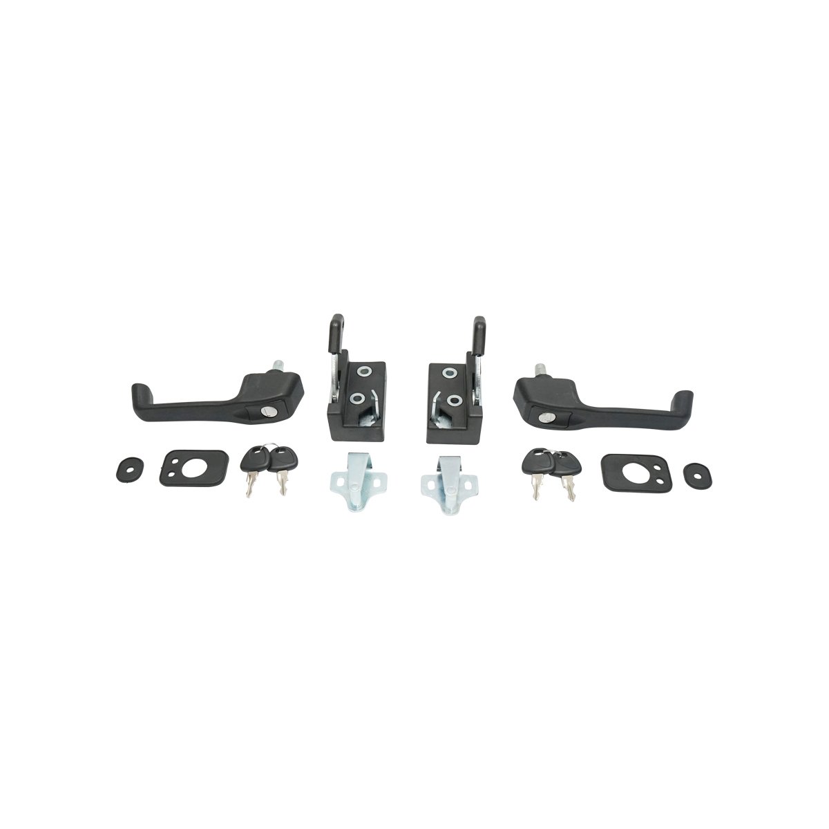 Set incuietori universale stanga si dreapta cabina Tractor Forestier, Tractor U-445, U-650, Fiat, etc...